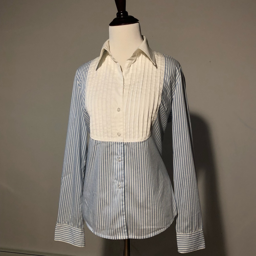 Tristan button down tuxedo shirt.